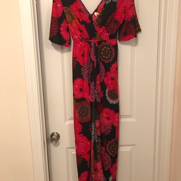 Pretty floral romper with tail - Picture 3 of 3